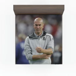 Zinedine Zidane Competitive Football Fitted Sheet