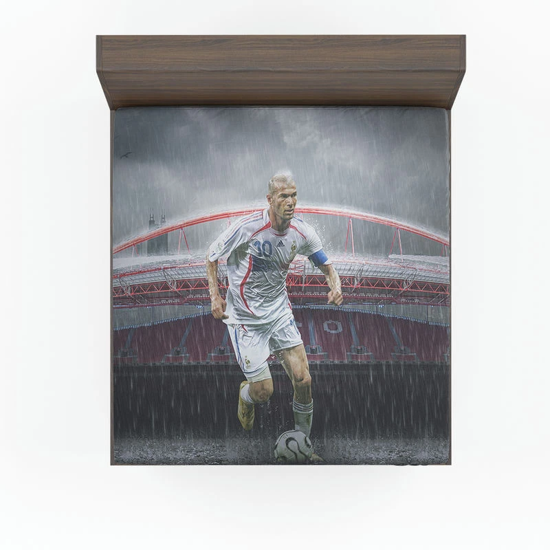 Zinedine Zidane FIFA Confederations Cup Footballer Fitted Sheet