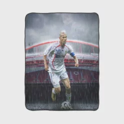 Zinedine Zidane FIFA Confederations Cup Footballer Fleece Blanket 1