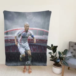 Zinedine Zidane FIFA Confederations Cup Footballer Fleece Blanket