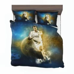 Zinedine Zidane Focused Madrid Footballer Bedding Set 1