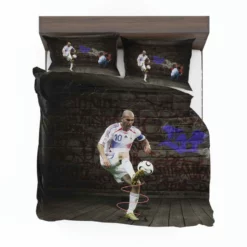 Zinedine Zidane Inspirational French Football Bedding Set 1