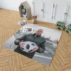 Zinedine Zidane Top Ranked Footballer Rug 1