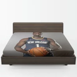 Zion Williamson Popular NBA New Orleans Player Fitted Sheet 1