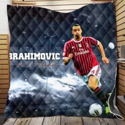 Zlatan Ibrahimovic European Cup Footballer Quilt Blanket