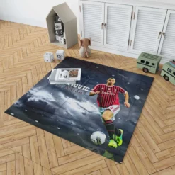 Zlatan Ibrahimovic European Cup Footballer Rug 1