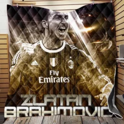 Zlatan Ibrahimovic UEFA Super Cup Football Quilt Blanket