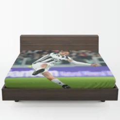 celebrated Football Player Paulo Dybala Fitted Sheet 1