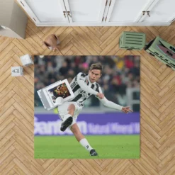 celebrated Football Player Paulo Dybala Rug