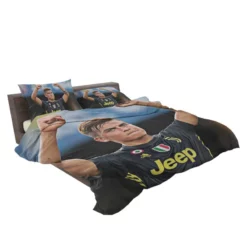 dependable Juve sports Player Paulo Bruno Dybala Bedding Set 2