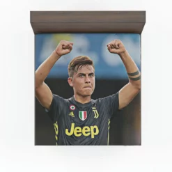 dependable Juve sports Player Paulo Bruno Dybala Fitted Sheet