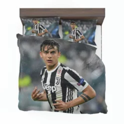 determined Juve Footballer Player Paulo Dybala Bedding Set 1