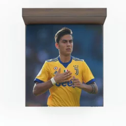 enduring Juve Football Player Paulo Dybala Fitted Sheet