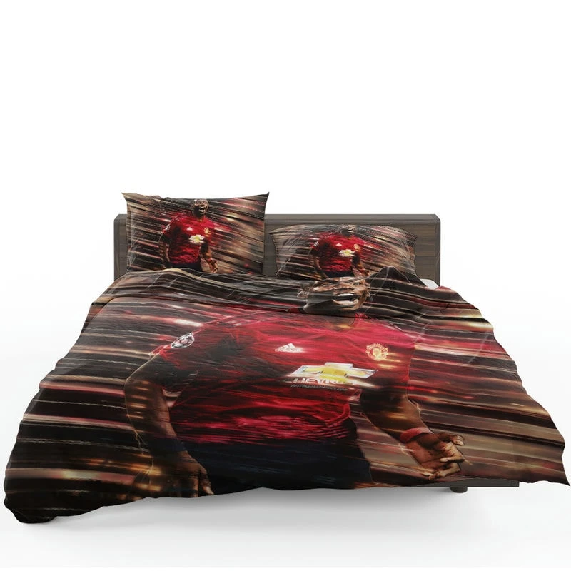 enthusiastic United sports Player Paul Pogba Bedding Set