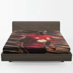 enthusiastic United sports Player Paul Pogba Fitted Sheet 1