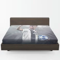 ethical Football Player Paulo Bruno Dybala Fitted Sheet 1