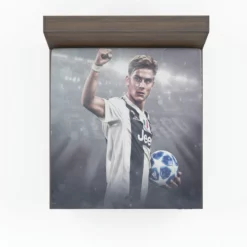 ethical Football Player Paulo Bruno Dybala Fitted Sheet
