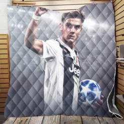 ethical Football Player Paulo Bruno Dybala Quilt Blanket