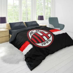 AC Milan Classic Football Club in Italy Duvet Cover 1