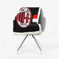 AC Milan Classic Football Club in Italy Sherpa Fleece Blanket 2