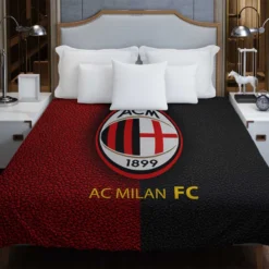 AC Milan Football Club Logo Duvet Cover