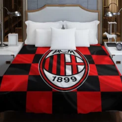 AC Milan Popular football Club in Italy Duvet Cover