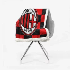 AC Milan Popular football Club in Italy Sherpa Fleece Blanket 2