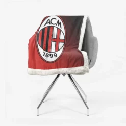 AC Milan Top Fan Following Football Club Sherpa Fleece Blanket 2