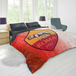 AS Roma Classic Football Club in Italy Duvet Cover 1