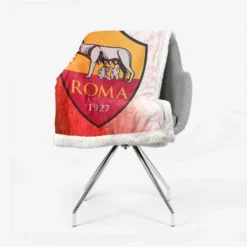 AS Roma Classic Football Club in Italy Sherpa Fleece Blanket 2