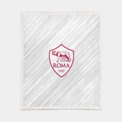 AS Roma Popular Football Club in Italy Sherpa Fleece Blanket 1