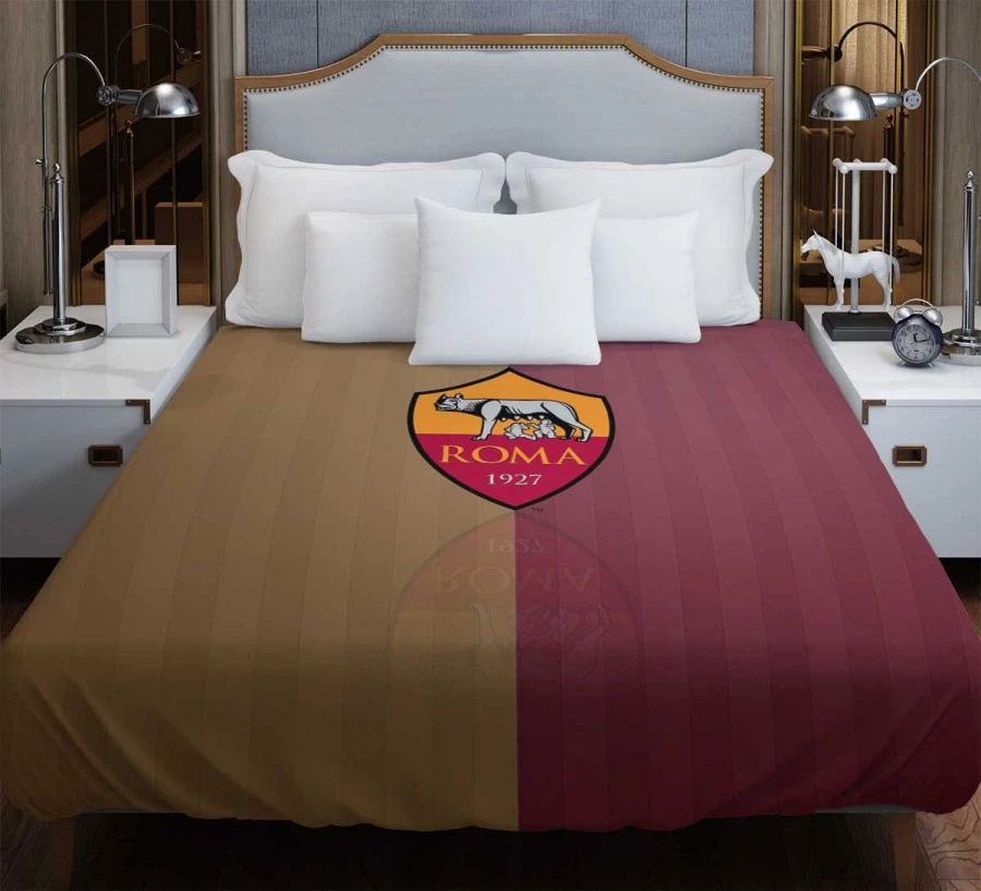 AS Roma Serie A Football Club In Italy Duvet Cover