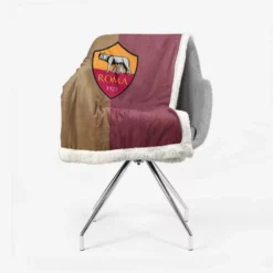 AS Roma Serie A Football Club In Italy Sherpa Fleece Blanket 2