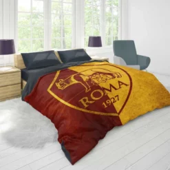 AS Roma Top Ranked Soccer Team in Italy Duvet Cover 1