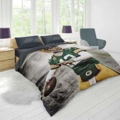 Aaron Rodgers Top Ranked NFL Player Duvet Cover 1