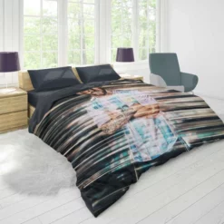 Active Football Player Lionel Messi Duvet Cover 1