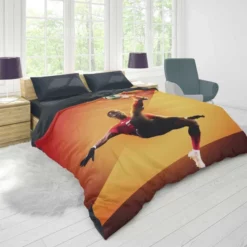 Active Football Player Paul Pogba Duvet Cover 1