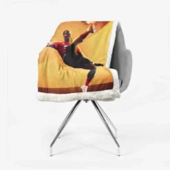 Active Football Player Paul Pogba Sherpa Fleece Blanket 2