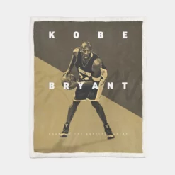 Active NBA Basketball Player Kobe Bryant Sherpa Fleece Blanket 1