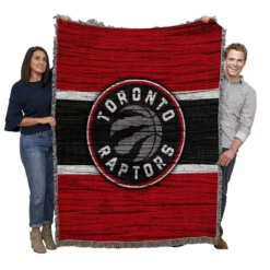 Active NBA Club Toronto Raptors Logo Woven Blanket