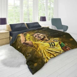 Active Soccer Player Eden Hazard Duvet Cover 1