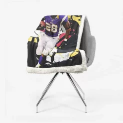 Adrian Peterson Excellent American Football Player Sherpa Fleece Blanket 2