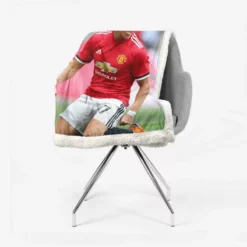 Alexis Sanchez Powerful Forward Football Player Sherpa Fleece Blanket 2