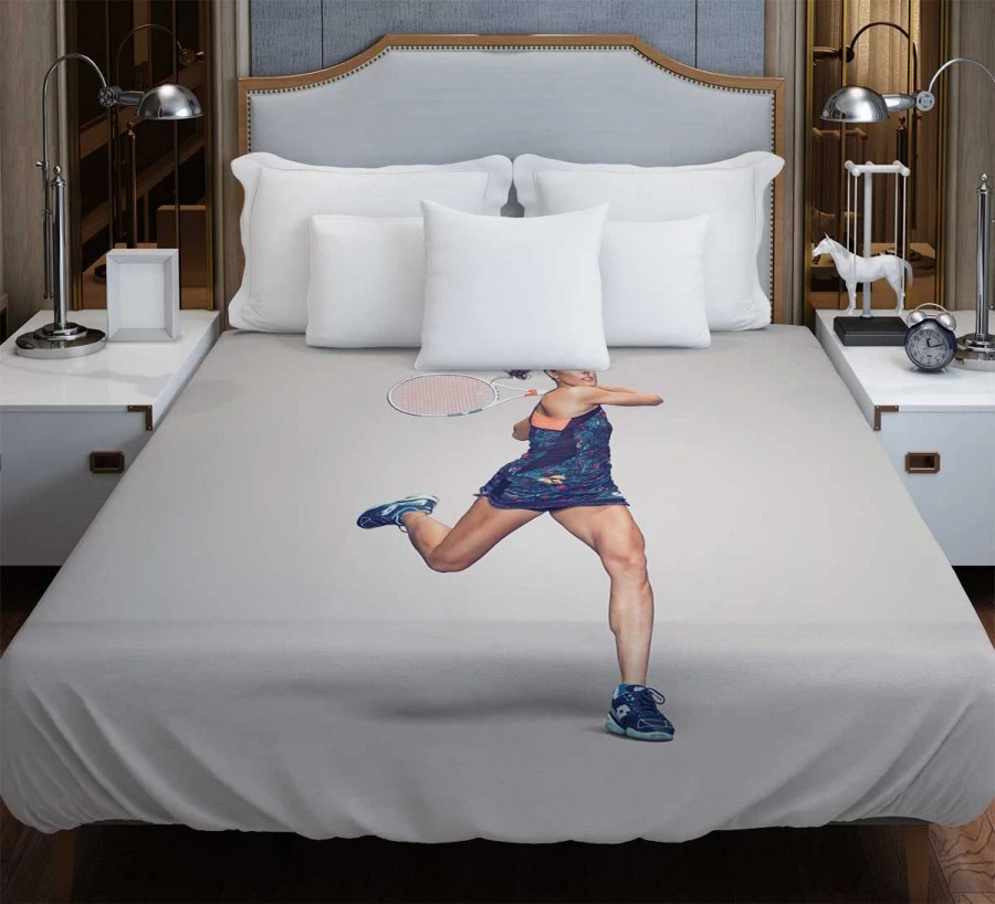 Alize Cornet WTA Populer Tennins Player Duvet Cover