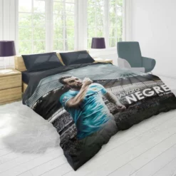 Alvaro Negredo Professional Spanish Player Duvet Cover 1