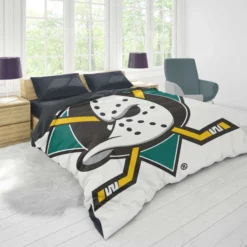 Anaheim Ducks Popular Ice Hockey Club in America Duvet Cover 1