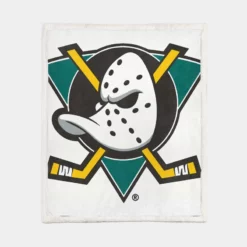 Anaheim Ducks Popular Ice Hockey Club in America Sherpa Fleece Blanket 1