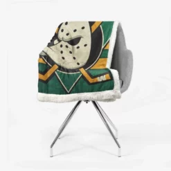 Anaheim Ducks Top Ranked Ice Hockey Club Sherpa Fleece Blanket 2