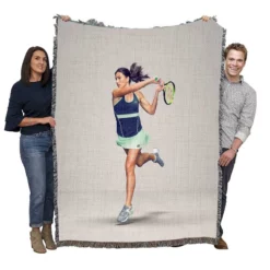 Anastasija Sevastova Populer Tennis Player Woven Blanket