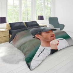 Andy Murray British Professional Tennis Player Duvet Cover 1